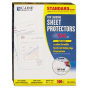 C-Line 8-1/2" x 11" Top-Load Standard Non-Glare Poly Sheet Protectors, 100/Box