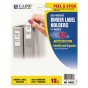 C-Line 1-3/4" x 2-3/4" Self-Adhesive Binder Label Holders, Clear, 12/Pack