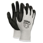 MCR Safety Memphis Economy X-Large Foam Nitrile Gloves, Gray/Black, 12 Pairs