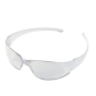 MCR Safety Crews Checkmate Wraparound Safety Glasses, Clear Frame with Coated Clear Lens