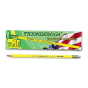 Dixon Ticonderoga #1 Yellow Woodcase Pencils, 12-Pack