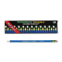 Dixon Ticonderoga 2.6 mm Blue Woodcase Pencils, 12-Pack