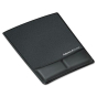 Fellowes 8-1/4" x 9-7/8" Microban Mouse Pad with Memory Foam Wrist Support, Black