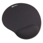 Innovera 10-3/8" x 8-7/8" Nonskid Mouse Pad with Gel Wrist Pad, Black