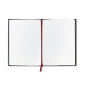 Black n' Red 5-5/8" X 8-1/4" 96-Sheet Legal Rule Casebound Notebook, Black Cover