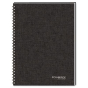 Cambridge 5-3/8" X 8" 80-Sheet QuickNotes Business Notebook, Black Cover