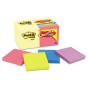 Post-It 3" X 3", 18 100-Sheet Pads, Canary Yellow & Cape Town Notes