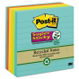 Post-It 4" X 4", 6 90-Sheet Pads, Lined Bali Super Sticky Notes