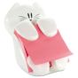 Post-It Pop-Up Note Dispenser Cat Shape for 3" x 3" Pads, White