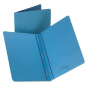 Oxford 1/2" Capacity 8-1/2" x 11" Prong Fastener Panel & Border Cover, Light Blue, 25/Box