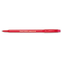 Paper Mate Eraser Mate 1 mm Medium Stick Ballpoint Pens, Red, 12-Pack