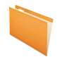 Pendaflex Legal Reinforced Hanging File Folders, Orange, 25/Box