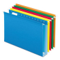 Pendaflex Legal 2" Box Bottom Hanging File Folders, Assorted Colors, 25/Box