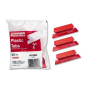 Pendaflex Pliable 1/5 Tab 2" Hanging File Tabs with Inserts, Red/White, 25/Pack