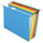 Pendaflex Surehook Letter Hanging Folders, Assorted Colors, 20/Box