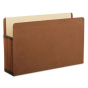 Pendaflex Legal 5-1/4" Expansion Straight Tab Pocket File, Red, 5/Box