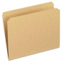Pendaflex Dark Kraft Straight Cut Double-Ply Top Tab Letter File Folder, Brown, 100/Box