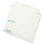 Quality Park 6" x 8-5/8" Antistatic Fiberboard CD DVD Disk Mailer, White, 25/Carton