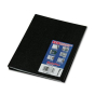 Rediform Blueline NotePro 7-1/4" X 9-1/4" 75-Sheet College Rule Wirebound Notebook, Black Cover