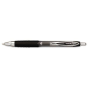 Uni-ball Signo 207 0.7 mm Medium Retractable Roller Ball Pens, Black, 12-Pack