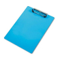Saunders 1/2" Capacity 8-1/2" x 12" Shatterproof Acrylic Clipboard, Transparent Blue