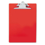 Saunders 1" Capacity 8-1/2" x 12" Recycled Plastic Clipboard, Red