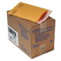 Sealed Air 5" x 10" Side Seam #00 Jiffylite Self-Seal Mailer, Golden Brown, 25/Carton
