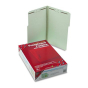 Smead 3" Expansion 1/3 Top Tab 1-Fastener Legal Folder, Gray Green, 25/Box