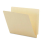 Smead Reinforced Straight Cut End Tab Letter Recycled File Folder, Manila, 100/Box