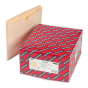 Smead Double-Ply Tab 1" Expansion Letter File Jackets, Manila, 50/Box