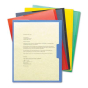Smead Clear-Front Project Letter File Jackets, Assorted, 5-Pack