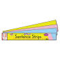 Trend 24" x 3" Wipe-Off Sentence Strips, Assorted, 30/Pack