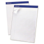 Ampad 8-1/2" x 11-3/4" 50-Sheet 12-Pack Legal Rule Recycled Notepads, White Paper