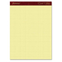 Ampad Gold Fibre 8-1/2" X 11-3/4", 50-Sheet, Canary Quadrille Pad
