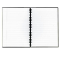 TOPS Royale 8-1/4" X 11-3/4" 96-Sheet Legal Rule Wirebound Business Notebook, Black/Gray Cover