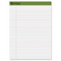 Ampad Earthwise 8-1/2" x 11-3/4" 40-Sheet 4-Pack Legal Rule Recycled Pads, White Paper