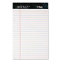 TOPS 5" X 8" 50-Sheet 12-Pack Docket Rule Perforated Pads, White Paper