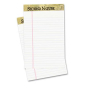 TOPS Second Nature 5" X 8" 50-Sheet 12-Pack Premium Legal Rule Pads, White Paper