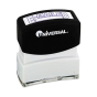 Universal "E-Mailed" Pre-Inked Message Stamp, Blue Ink