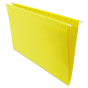 Universal One 1/5 Tab Legal Hanging File Folder, Yellow, 25/Box