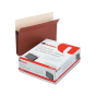 Universal Letter 5-1/4" Expanding Straight Tab File Pocket, Redrope, 10/Box