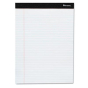 Universal One 8-1/2" X 11-3/4" 50-Sheet 6-Pack Legal Rule Notepads, White Paper