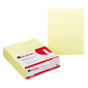 Universal 8-1/2" X 11" 50-Sheet 12-Pack Narrow Rule Notepads, Canary Paper