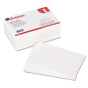 Universal 5" x 8", 500-Cards, White Unruled Recycled Index Cards