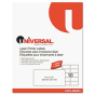 Universal 2" x 4" Laser Printer Labels, White, 2500/Box
