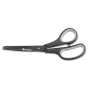 Universal One Industrial Carbon Coated Scissors, 8" Length, Straight, Black/Green