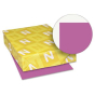 Neenah Paper 8-1/2" X 11", 24lb, 500-Sheets, Planetary Purple Colored Printer Paper