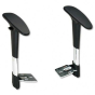 Safco 3495BL Height-Adjustable T-Pad Arms for Safco Metro Extended Height Chair