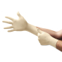 AnsellPro XT Premium Latex Disposable Gloves, Powder-Free, Medium, 100/Pack