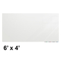 Ghent ARIASN46 Aria 6 W x 4 H Colored Non-Magnetic Glass Whiteboard (White)